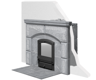 Дров’яна піч для лазні та сауни Tulikivi ТК 550/2 з порталом